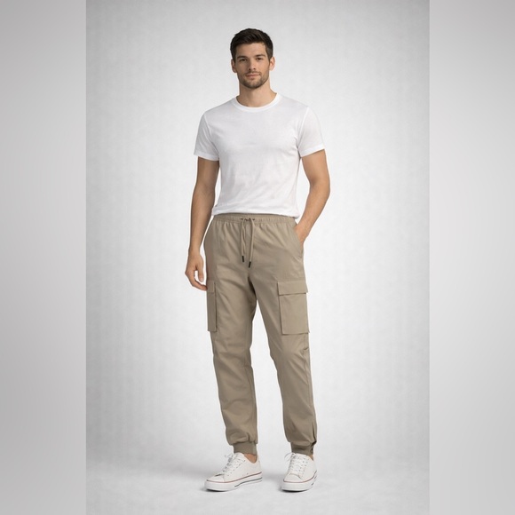 H&M khaki cargo slim joggers - Picture 2 of 6